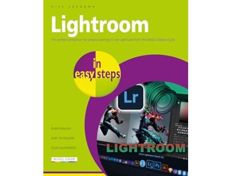 Livro Lightroom in easy steps de Nick Vandome (Inglês)
