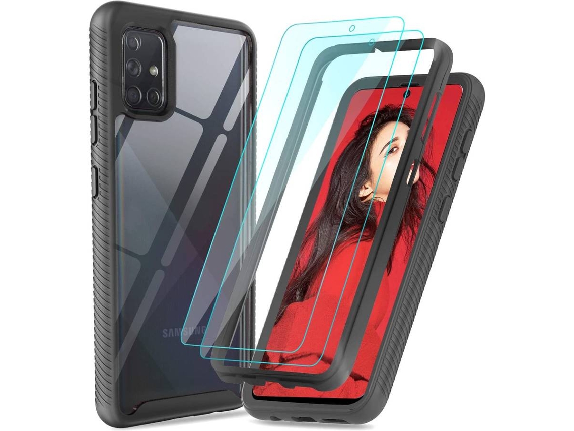 Capa Samsung Galaxy A51 HONGWE. Preto