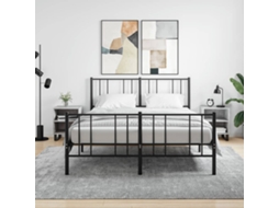 Vidaxl Mesas Cabeceira 2pcs 40x30x50cm Derivados Madeira Cinza-cimento