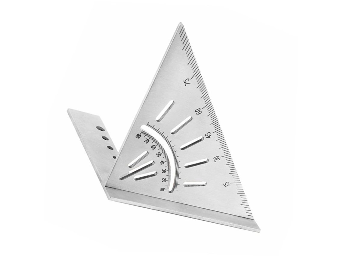 Lurelia Régua Triangular Em Aço Inoxidável Com Durável Para Marcenaria