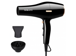 Secador De Cabelo 3000w Sokany Sk 2225 Preto
