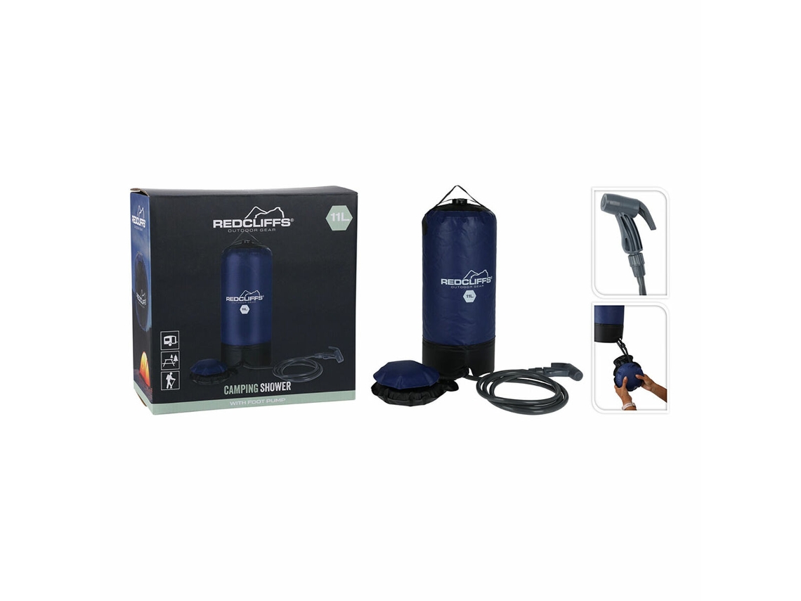 Chuveiro portátil para camping REDCLIFFS Azul 11 L