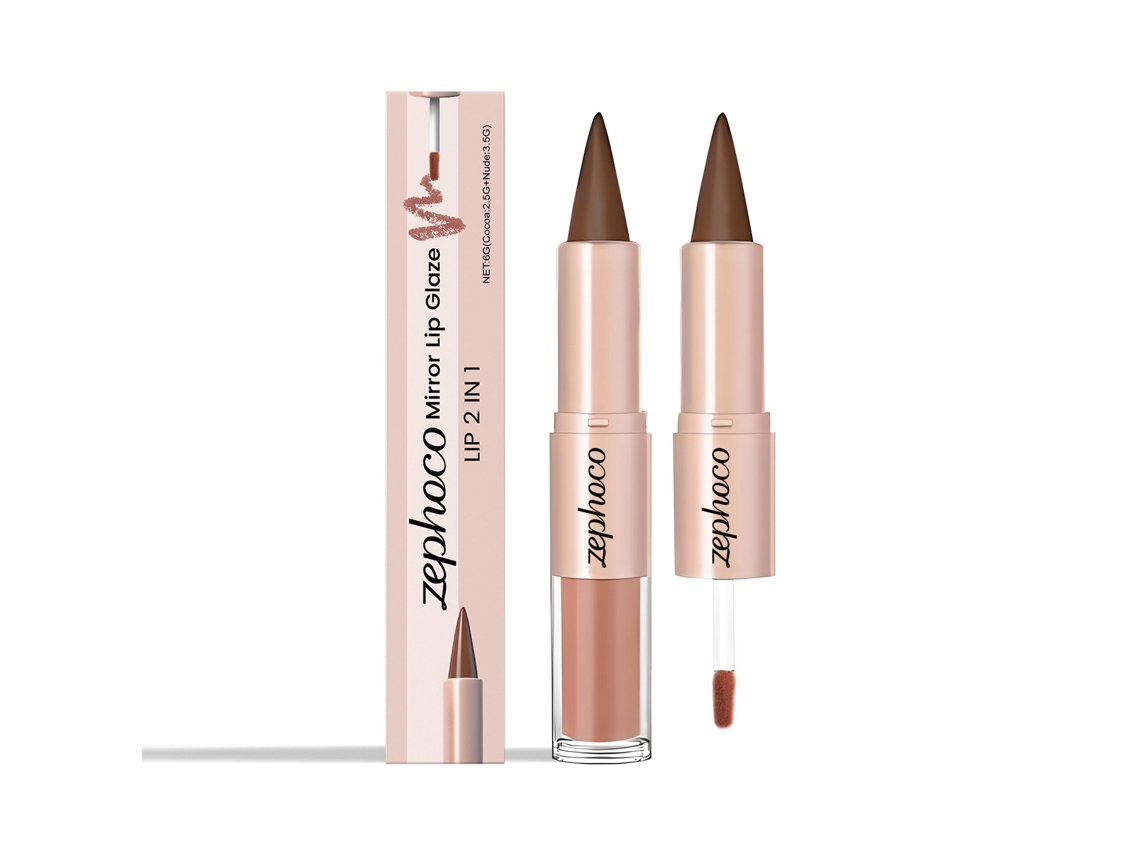 Labial 2 em 1 com Cacau Nude para Brilho e Hidratação LAXISCREED