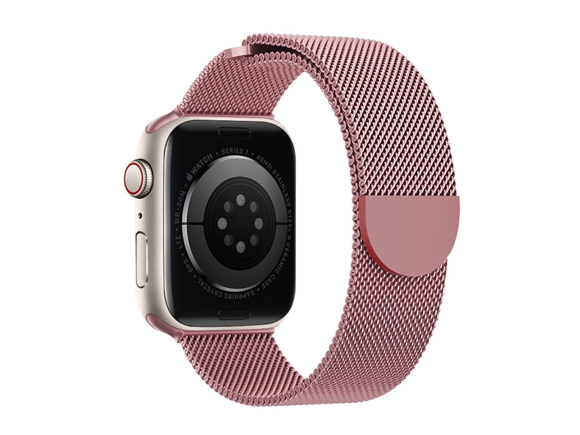 Pulseira De Substituição Panoona Para Apple Watch 38/40/41/série 11-10 42mm Rosa Choque