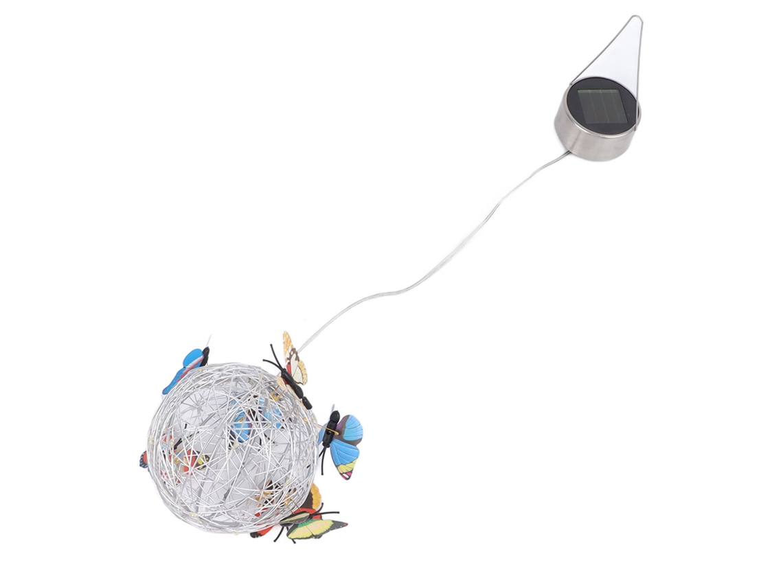 Lâmpada Solar Pendente Decorativa Jardim À Prova Dágua