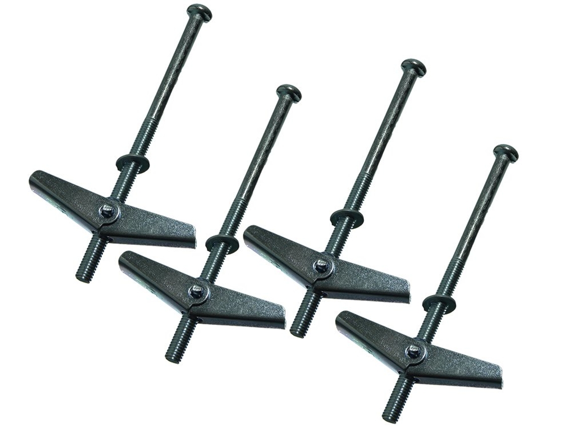 Pacote Com 100 Buchas De Parede Com Mola: 50 Mm, 5 Mm, 90 Mm