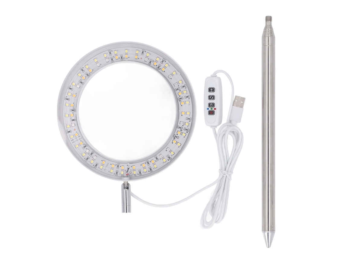 Luz de Crescimento Primerox, Espectro Completo, 6 polegadas, Altura Ajustável, 26.5-165cm, Temporizador, Dimmer