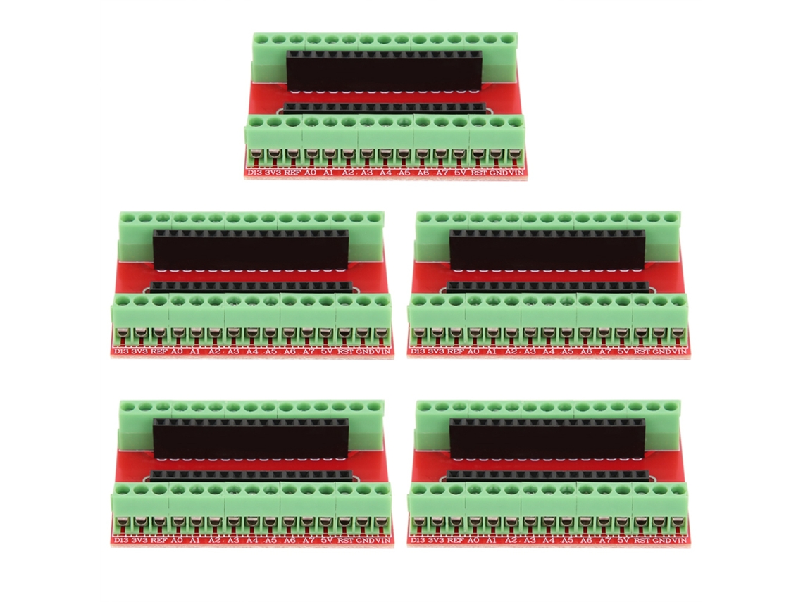 Conjunto de 5 Placas de Expansão HKJ de E/s, Adaptador Terminal, Acessórios Industriais