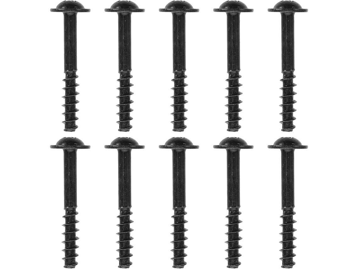 Pacote Com 10 Parafusos De Metal Preto Para A Carcaça Do Filtro De Ar.