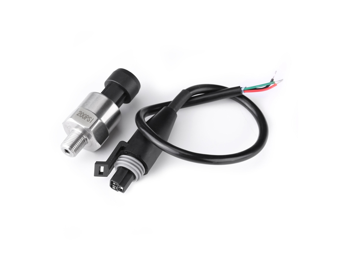 Sensor Transdutor de Pressão de Aço Inoxidável para Óleo, Combustível, Ar, Água 200psi