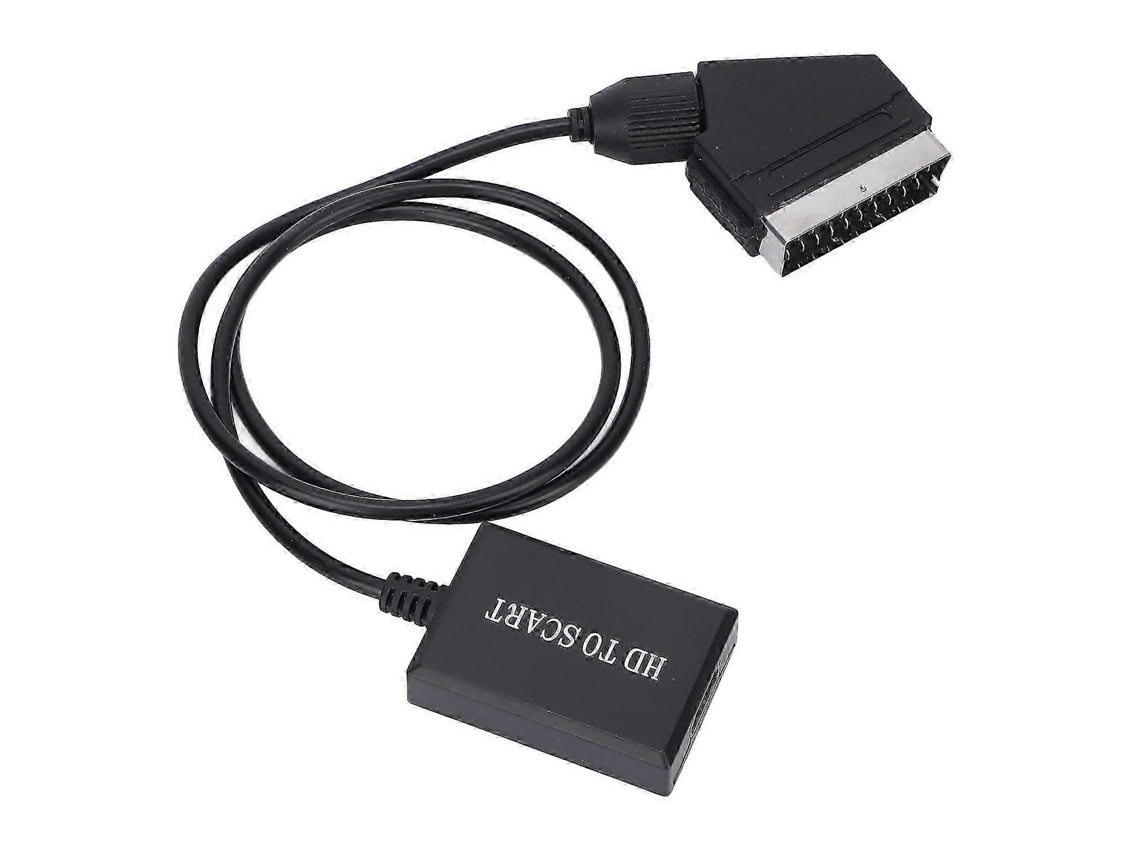Adaptador Conversor De Vídeo Hdmi, Conversor Hdmi Para Scart, Adaptador De Vídeo De Interface Multimídia Hd Hengjian