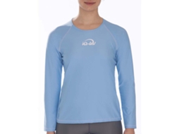 Camisa de Manga Comprida Feminina Uv Aqua Azul Xliq-Uv