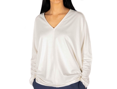 Camisola Ls com Decote em Bico