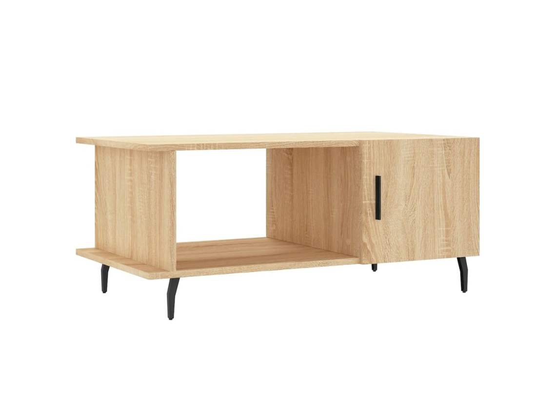 Mesa de Centro Madeira Processada Carvalho Sonoma MAISON EXCLUSIVE (90x50x40 cm)
