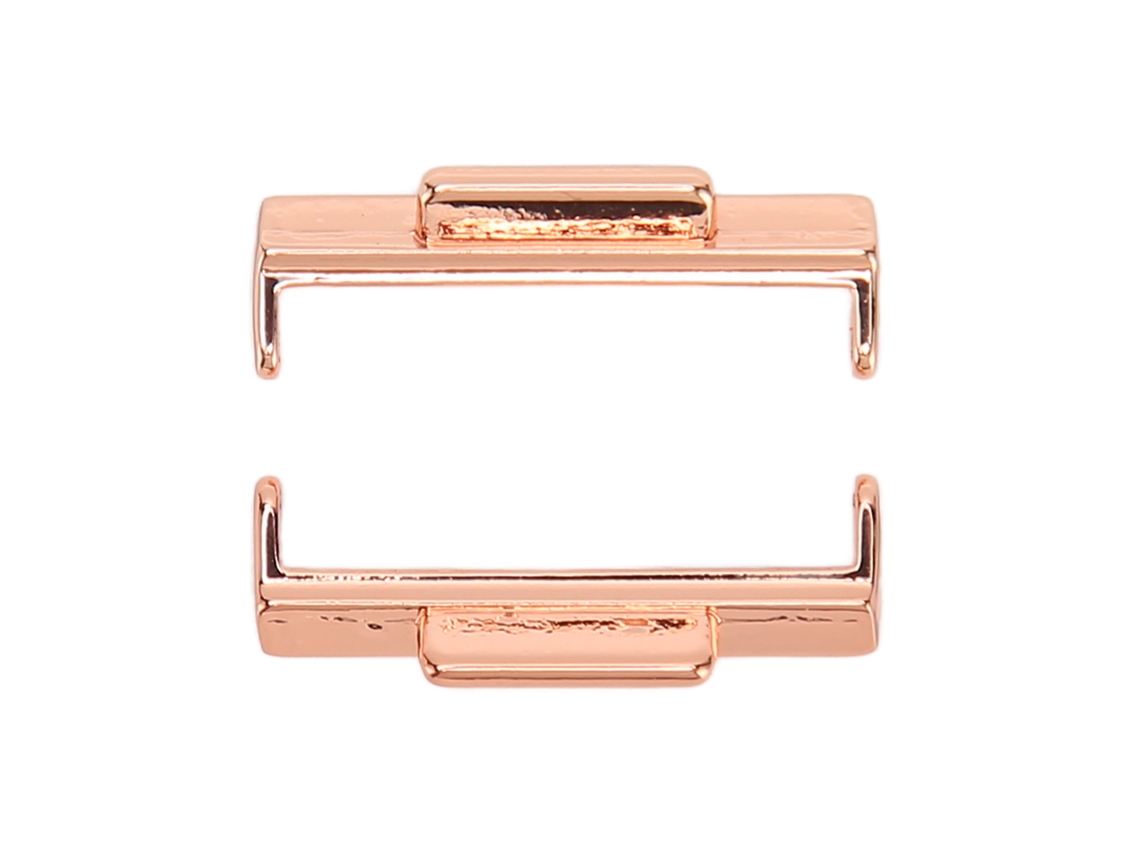 2pcs Conector Pulseira Relógio 22mm Metal para Fit 2 Acessório Rose Gold