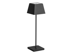 Candeeiro De Mesa Led Siesta Preto Ip54 Portátil E Recarregável
