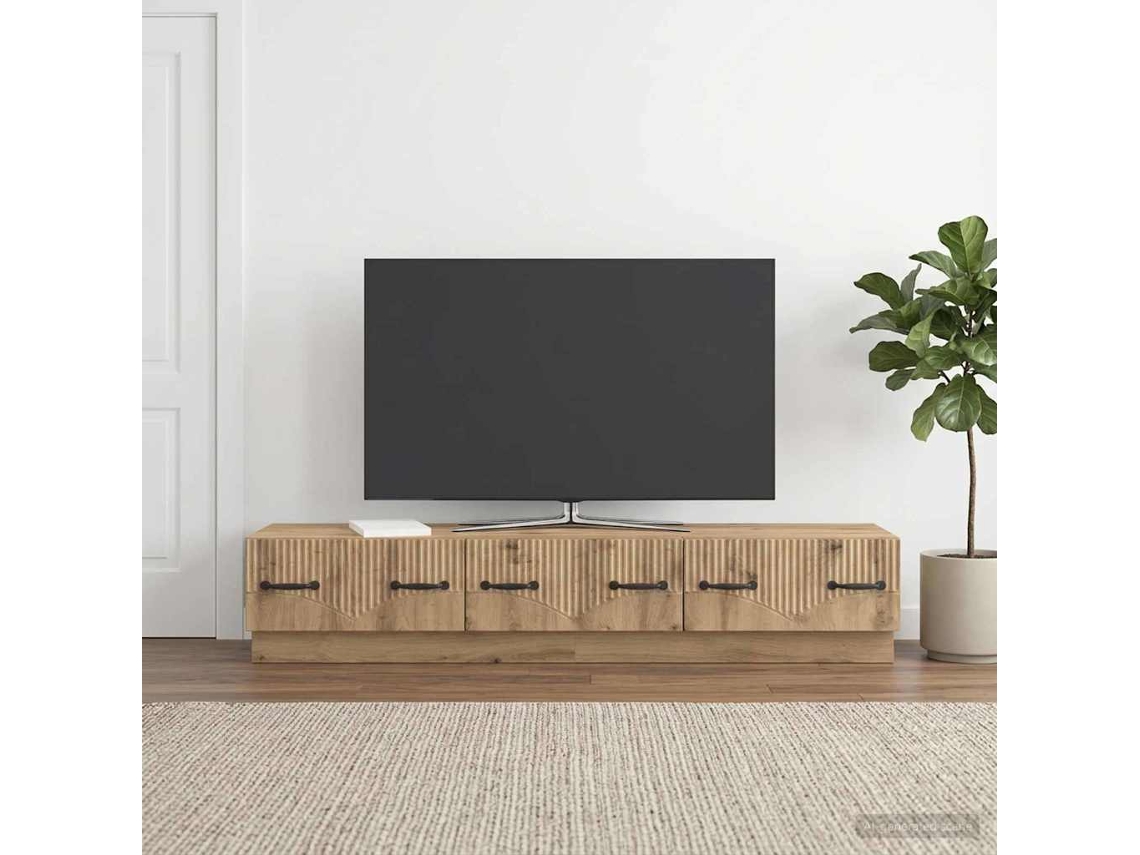Gabinete Vidaxl Para Tv 147 X 34,5 X 27 Cm Carvalho Arttisan
