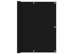 Vidaxl Tela De Varanda 120x600 Cm Tecido Oxford Preto