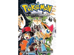 Livro Pokémon Black White Vol.4 de Satoshi Yamamoto (Português do Brasil)