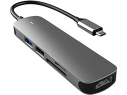 Adaptador Usb Multifuncional Expansor De Portas Para Laptops E