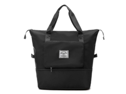 Mala de Viagem Dobrável de Grande Capacidade, Expansível e Impermeável, Ideal para Guardar Itens Secos e Molhados Durante Viagens e Academia. GOKOCO