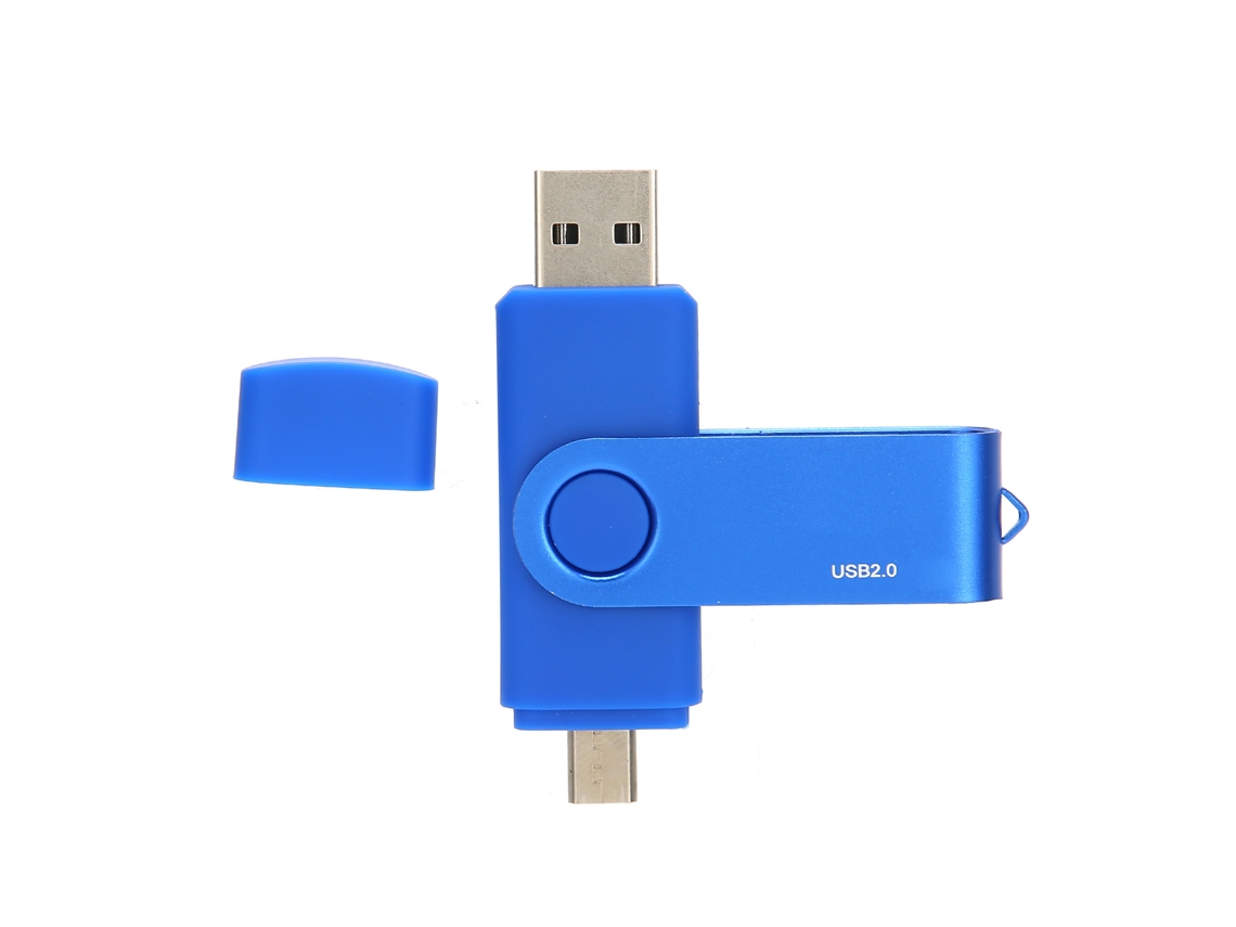 Yvonne Otg Porta Dupla Usb 2.0 Mini Pen Drive De Disco U 128g Armazenamento De Dados Yt602-2