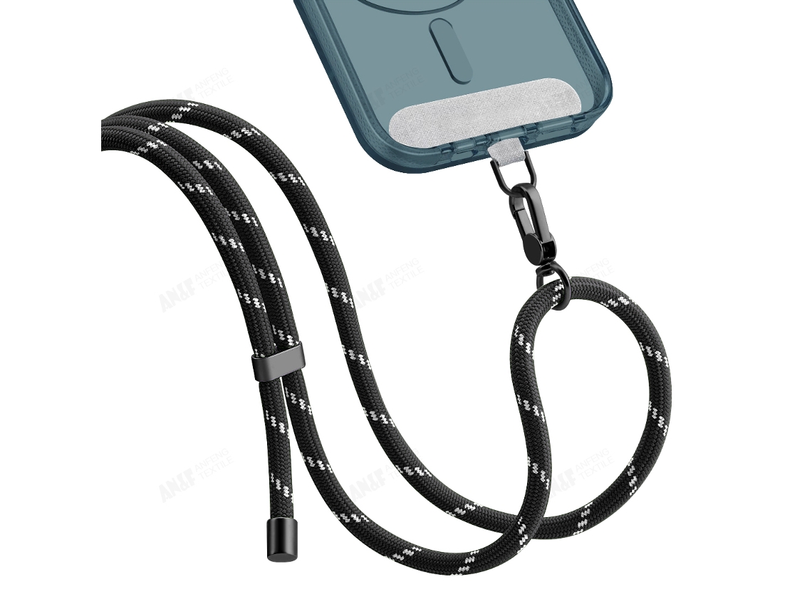 Qu-alças Ajustáveis ​​de Poliéster Para Celular, Cordão Para Iphone, Acessórios De Corrente Da Moda, Presente Versátil De Poliéster