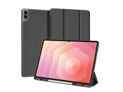 Capa Para Tablet Dux Ducis Domo Series, Com Suporte Triplo E Revestimento Em Couro Pu, Compatível Com Samsung Galaxy Tab S11 Ultra.