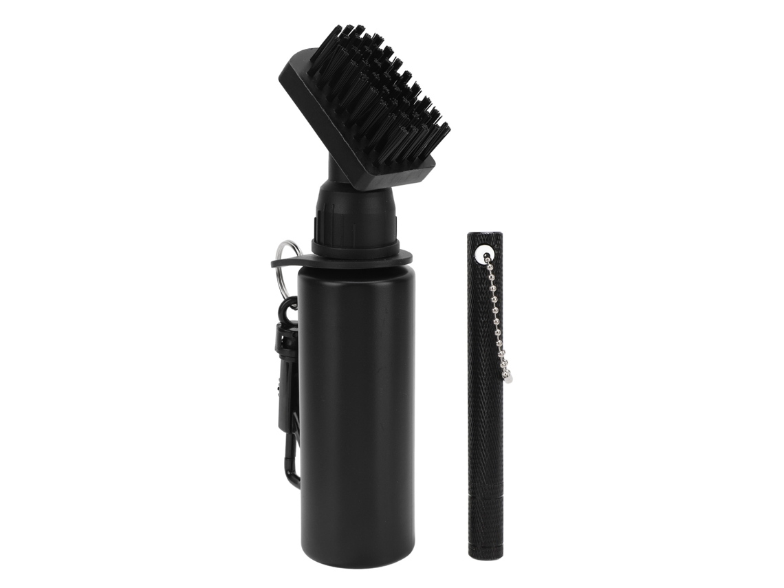 Club Cleaner Brush 150ml Leakage Proof Squeeze Bottle Club Cleaner Water Brush With Retainer Clip Groove Sharpener Tool Black LAXISCREED