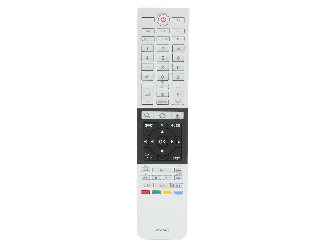 Controle Remoto EOOCOO para TV Toshiba, substituição Ct 90430