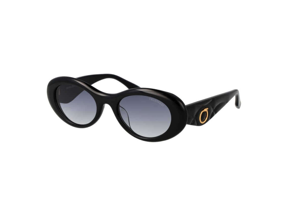 Óculos De Sol Trussardi Tsw9094 53a02 Para Mulher – Preto