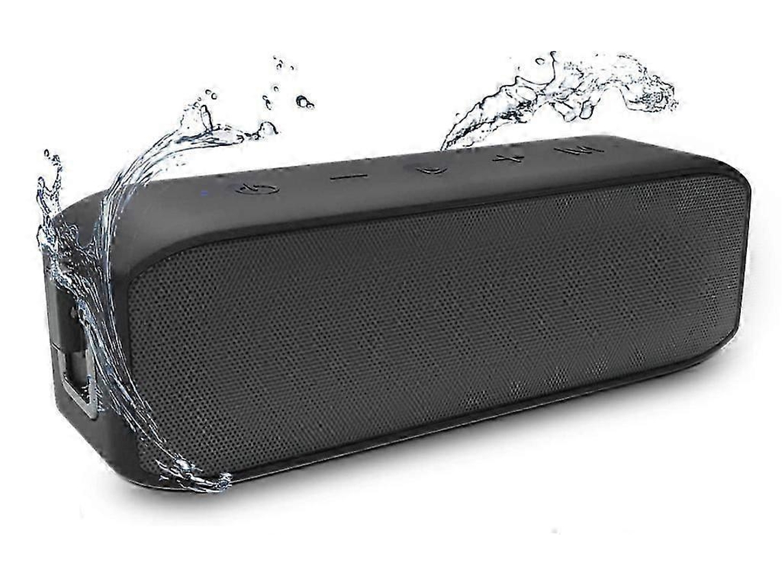 Caixa De Som Bluetooth Portátil À Prova Dágua Ipx7, Caixa De Som Sem Fio De 20 W Com Som Estéreo Potente, Preta Olysi Shop