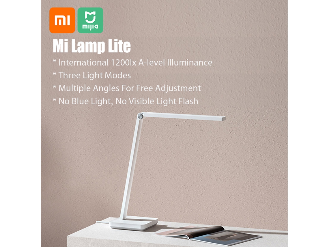 Aetheria lâmpada de Mesa Led Xiaomi Mijia Lite 3 Modos de Luz Sem Luz Azul Controle Táctil 4000k 500lm 220v