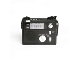 Rádio de Emergência Portátil GOKOCO com Carregamento Celular e Bateria de Manivela