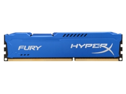 Memória RAM DDR3 HYPERX Fury (1 x 8 GB - 1600 MHz - CL 10 - Azul) — 4 GB | 1600 MHz
