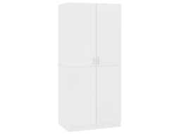 Conjunto 1 Wardrobe, Wardrobes Vidaxl Branco Madeira Processada (n/a)