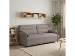 Vidaxl Sofá De 3 Lugares Cinzento-acastanhado 198 X 83 X 95 Cm