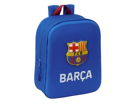 Mochila Escolar F.C. BARCELONA Azul Marinho 22 x 27 x 10 cm 3D