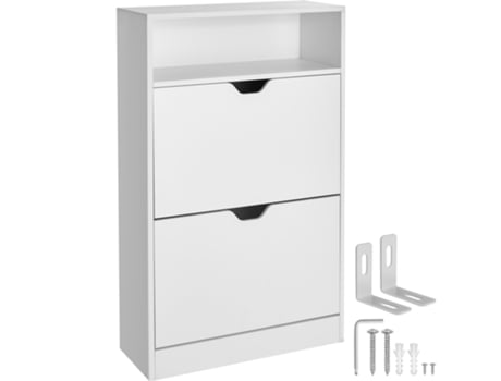 Sapateira Calea com 2 Compartimentos Basculantes para Aprox. 12 Pares de Sapatos TECTAKE