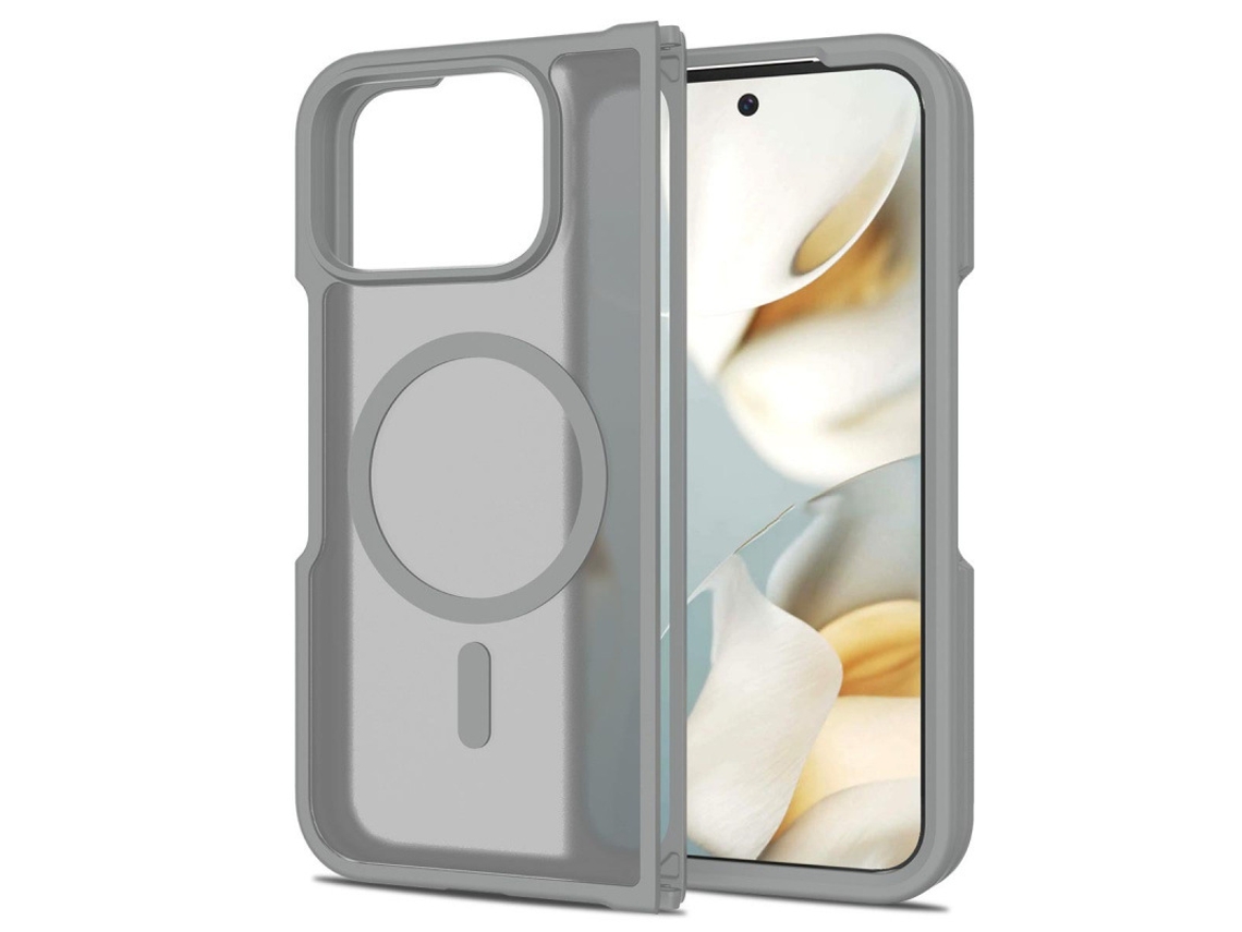 Capa Magnética Fosca Para Google Pixel 11 Pro Fold (cinza)