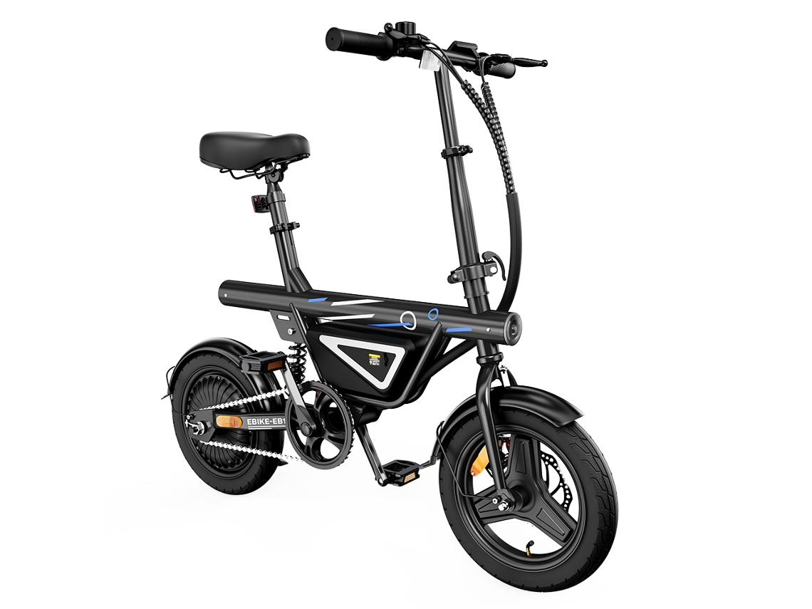 Bicicleta Elétrica Dobrável ISCOOTER Eb1s, Bateria de 36v 12ah, com Comando por Aplicação.