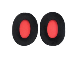Almofadas De Reposição Para Fone De Ouvido Gamer Vermelho Ly Ebike