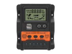 Controlador de Carga Solar PWM 12v 24v 60a com 2 USB para Sistemas Off Grid 2026 STORE