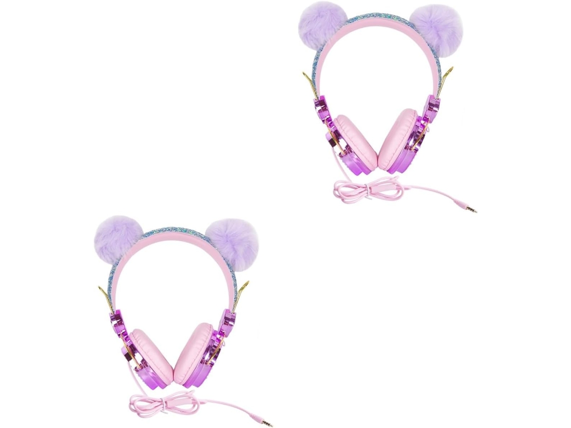 Uonlytech 2 Unidades De Fones Ouvido Com Microfone Para Meninos E Meninas, Ideais Para Escola, Casa E Natal Ótimo