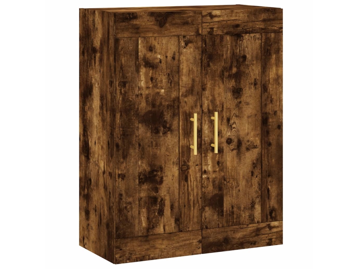 Wall Mounted Cabinet, Wall Mounted Cabinets Vidaxl Marrom Madeira Processada (n/a)