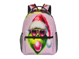 Mochila Grinch, Durável E Leve, Alça De Ombro Impermeável E Respirável, Mochila De Estudante, E98 Olysi Shop
