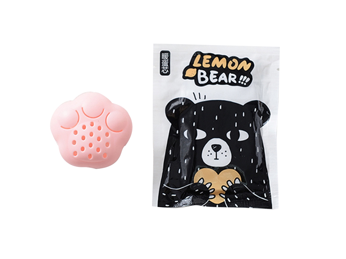 Laxiscreed Aquecedor De Mãos De Urso Em Rosa, Portátil E Com Aquecimento Automático