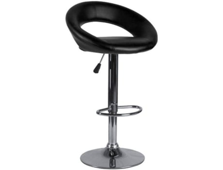 Banco  Onis (Preto - 53 x 100 / 80 cm - Couro Sintético - Aço Reforçado)