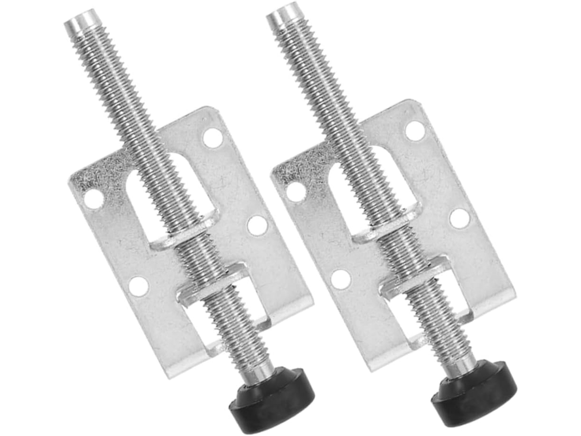 Sewacc 2 Peças De Pés Ajustáveis Para Móveis, Armários E Niveladores De Metal Antiderrapantes Para Guarda Roupas