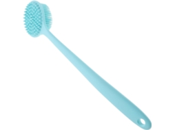 Lurelia Acessório De Duche Com Escova De Silicone Para Banho, Cabo Longo, Pega Ergonómica E Com Argola, Cuidado Familiar Essencial